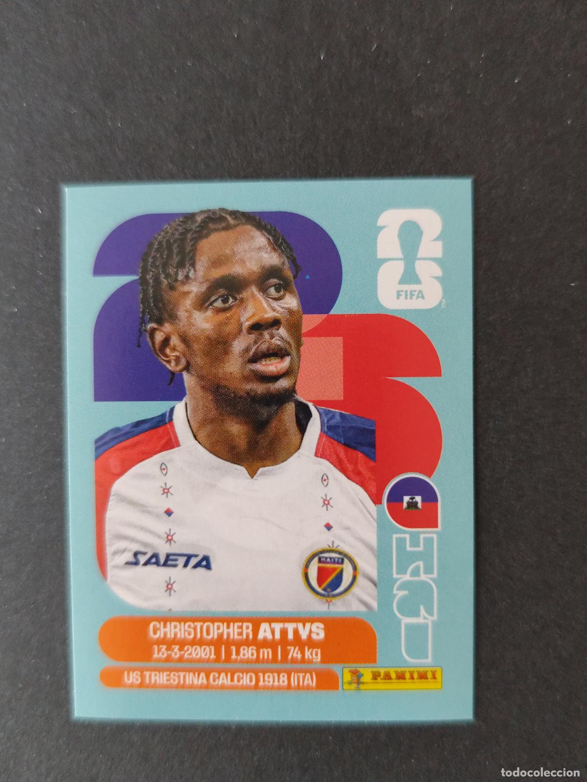 Figurine di Calcio: HAI14 CHRISTOPHER ATTYS 14 HAIT&Iacute; MUNDIAL FIFA WORLD CUP 2026 STICKER PANINI SIN PEGAR