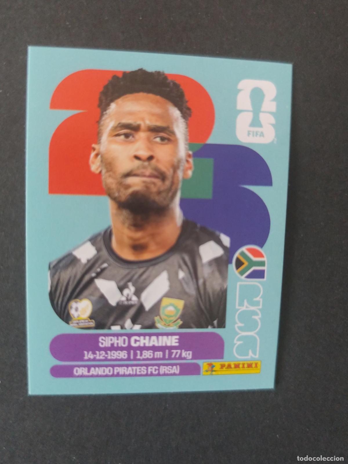 Figurine di Calcio: RSA3 SIPHO CHAINE 3 SUD&Aacute;FRICA MUNDIAL FIFA WORLD CUP 2026 STICKER PANINI SIN PEGAR