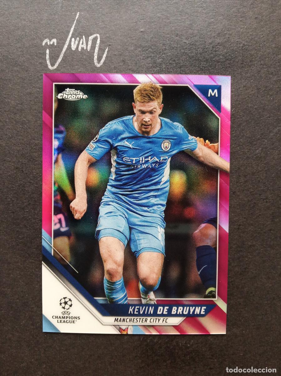 Figurine di Calcio: NUMERADA A #/175 DE BRUYNE MANCHESTER CITY ⚽ TOPPS &reg; CHROME UCL UEFA CHAMPIONS 2021 2022 21 22 NUEVO