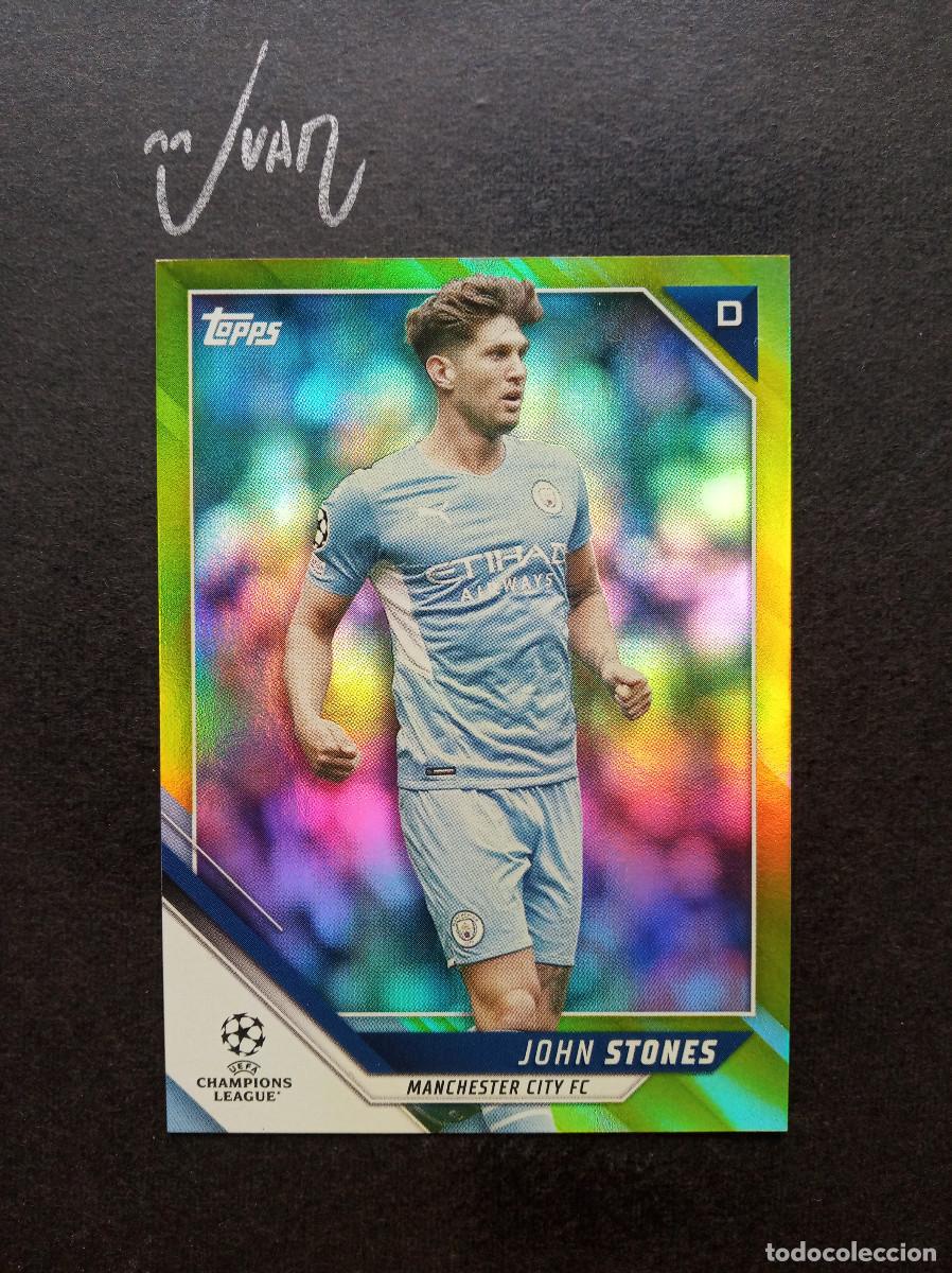 Cartes &agrave; collectionner de Football: NUMERADA A #/250 STONES MANCHESTER CITY ⚽ TOPPS &reg; UCL FLAGSHIP UEFA CHAMPIONS 2021 2022 21 22 NUEVO