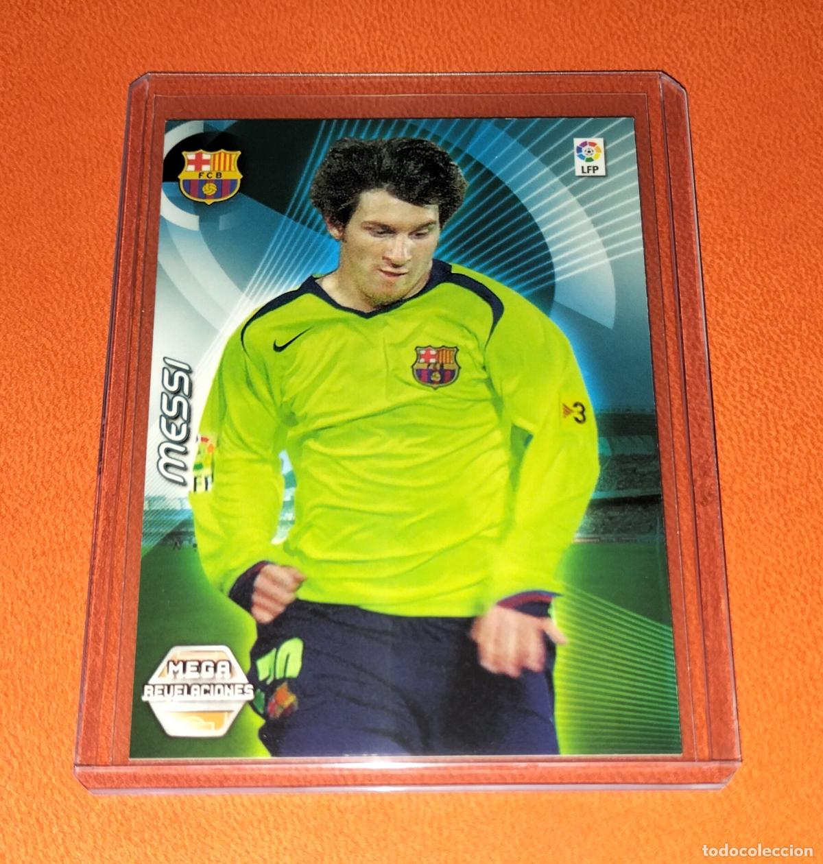 Football Stickers: 404 LIONEL MESSI MEGA REVELACIONES FC BARCELONA CARD LIGA MEGACRACKS MGK 2006 2007 06 07 PANINI