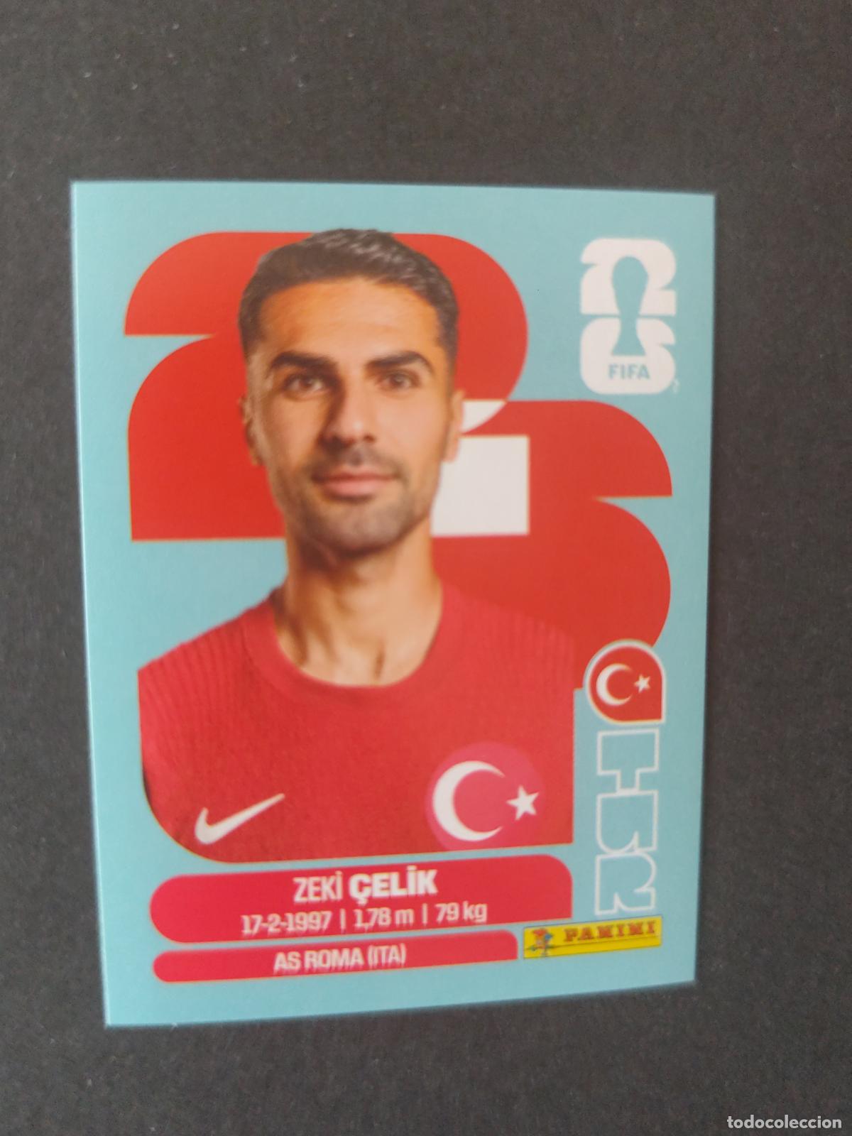 Football Stickers: TUR4 ZEKİ &Ccedil;ELİK 4 TURQU&Iacute;A MUNDIAL FIFA WORLD CUP 2026 STICKER PANINI SIN PEGAR