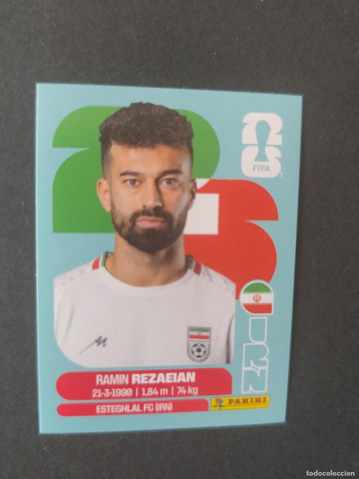 Cromos de F&uacute;tbol: IRN7 RAMIN REZAEIAN 7 IR&Aacute;N MUNDIAL FIFA WORLD CUP 2026 STICKER PANINI SIN PEGAR