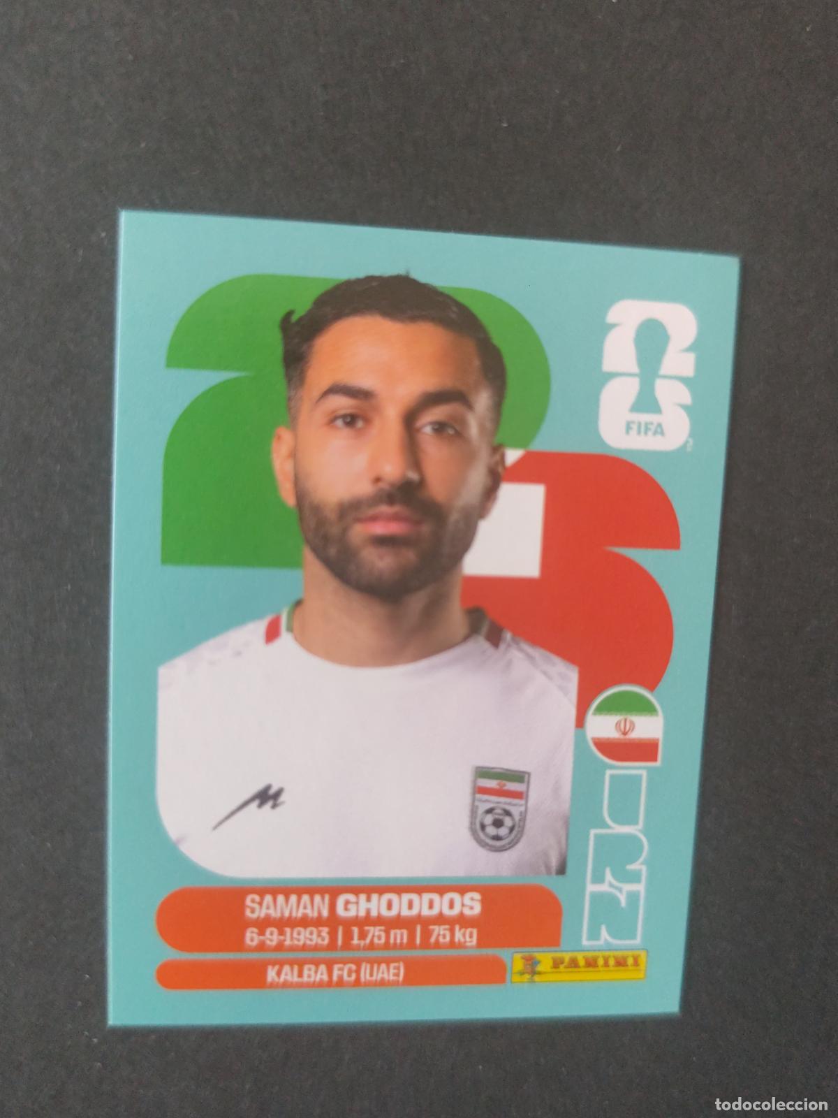 Cromos de F&uacute;tbol: IRN12 SAMAN GHODDOS 12 IR&Aacute;N MUNDIAL FIFA WORLD CUP 2026 STICKER PANINI SIN PEGAR