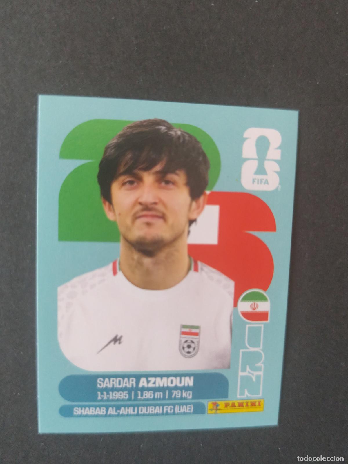 Cromos de F&uacute;tbol: IRN17 SARDAR AZMOUN 17 IR&Aacute;N MUNDIAL FIFA WORLD CUP 2026 STICKER PANINI SIN PEGAR