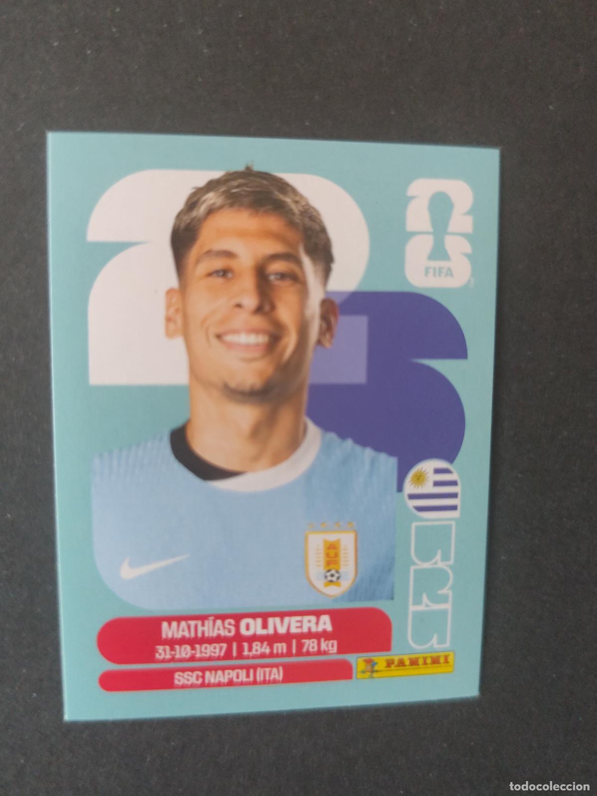 Cromos de F&uacute;tbol: URU7 MATHIAS OLIVERA 7 URUGUAY MUNDIAL FIFA WORLD CUP 2026 STICKER PANINI SIN PEGAR