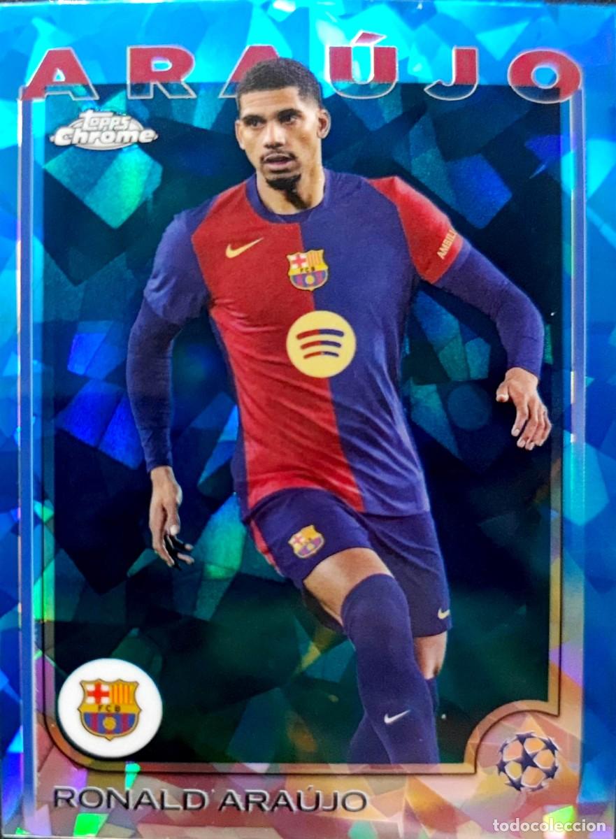 Fu&szlig;ball-Sticker: 24 Ronald Araujo - FC Barcelona - Topps Chrome Sapphire UCC 2024 2025 24 25