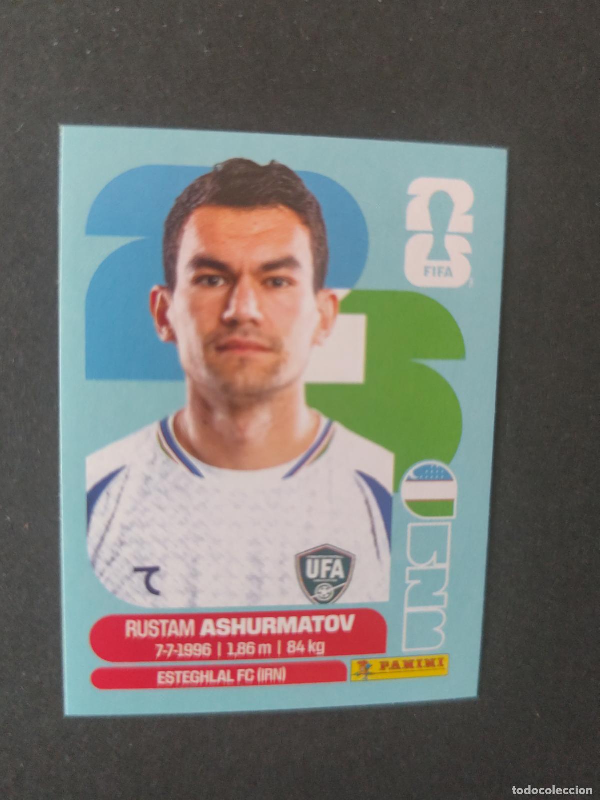 Cromos de Futebol: UZB7 RUSTAMJON ASHURMATOV 7 UZBEKIST&Aacute;N MUNDIAL FIFA WORLD CUP 2026 STICKER PANINI SIN PEGAR
