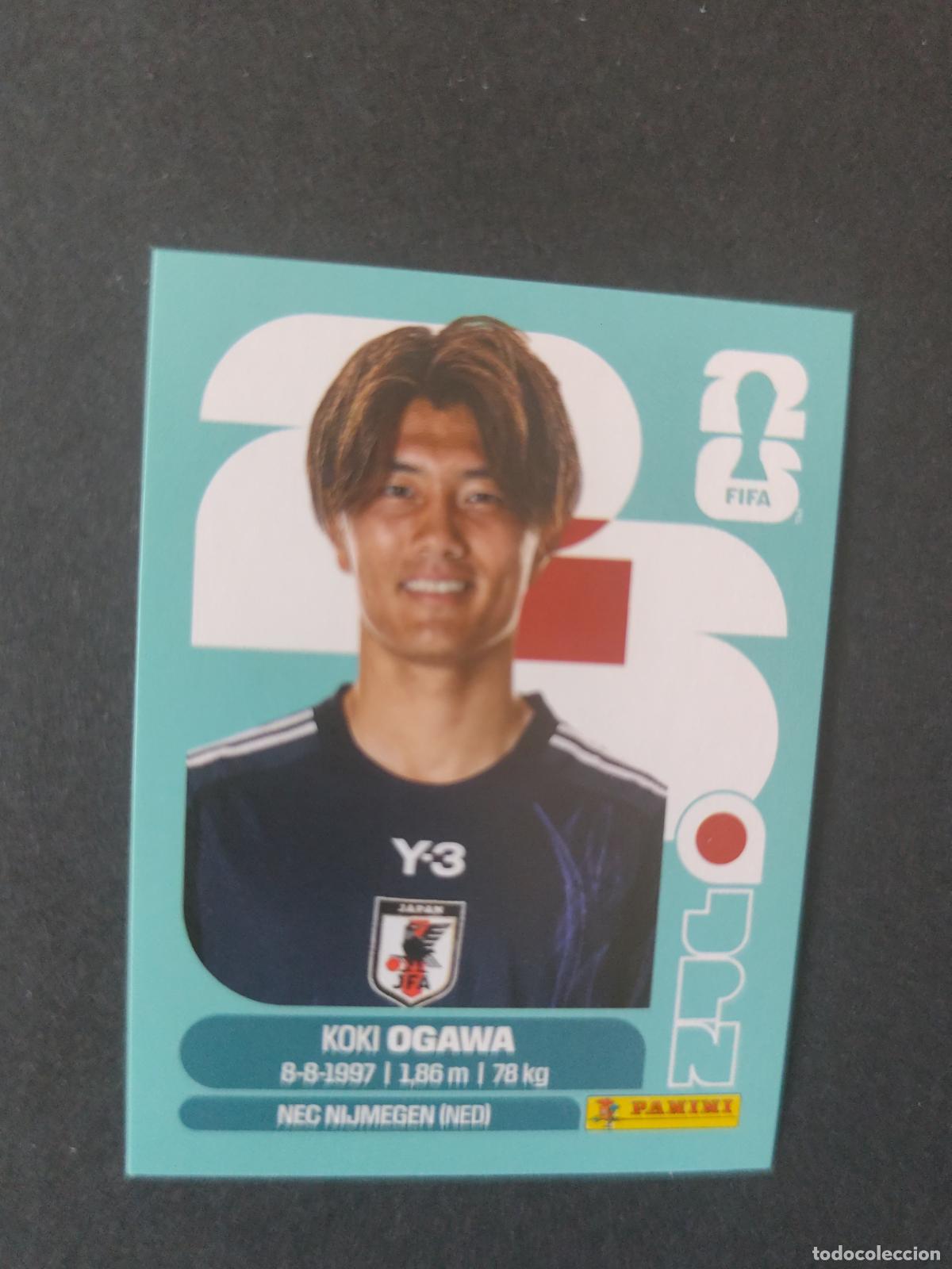 Fu&szlig;ball-Sticker: JPN19 KOKI OGAWA 19 JAP&Oacute;N MUNDIAL FIFA WORLD CUP 2026 STICKER PANINI SIN PEGAR