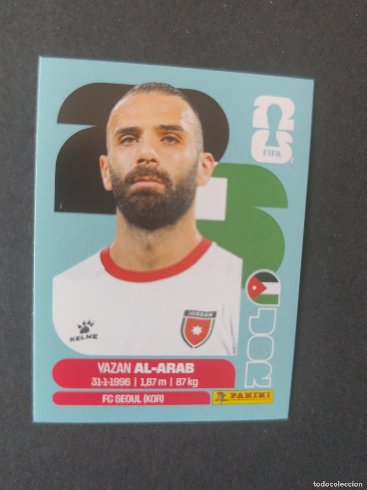 Fu&szlig;ball-Sticker: JOR5 YAZAN AL-ARAB 5 JORDANIA MUNDIAL FIFA WORLD CUP 2026 STICKER PANINI SIN PEGAR