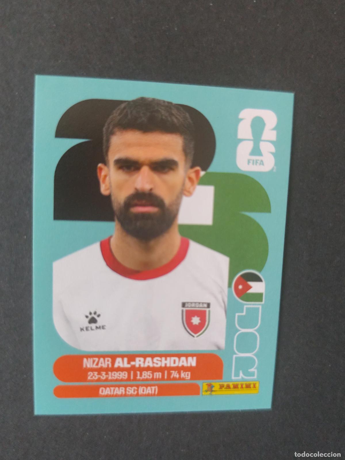Fu&szlig;ball-Sticker: JOR10 NIZAR AL-RASHDAN 10 JORDANIA MUNDIAL FIFA WORLD CUP 2026 STICKER PANINI SIN PEGAR