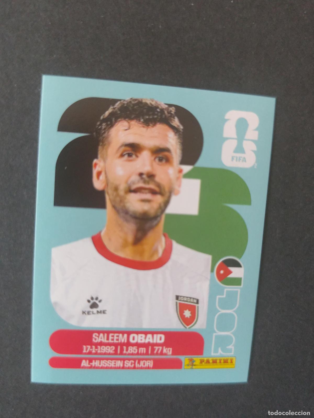 Fu&szlig;ball-Sticker: JOR7 SALEEM OBAID 7 JORDANIA MUNDIAL FIFA WORLD CUP 2026 STICKER PANINI SIN PEGAR