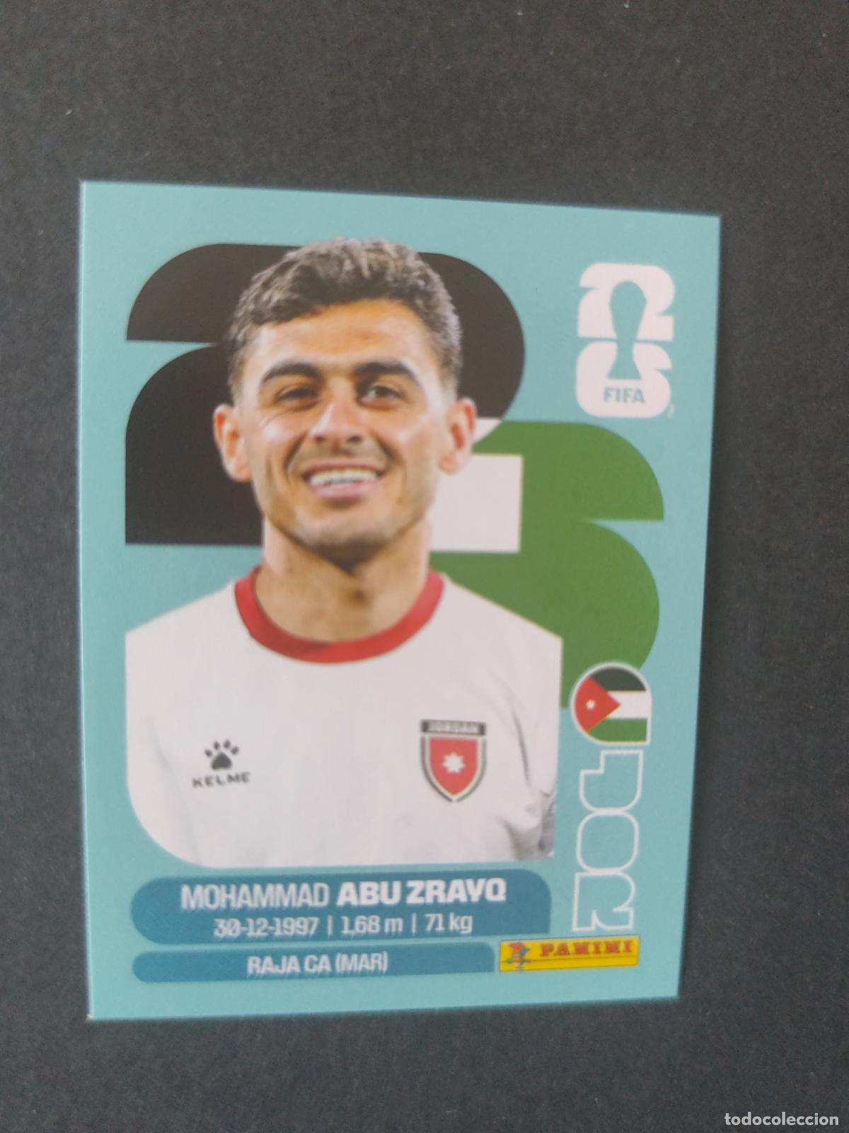 Cromos de F&uacute;tbol: JOR19 MOHAMMAD ABU ZRAYQ 19 JORDANIA MUNDIAL FIFA WORLD CUP 2026 STICKER PANINI SIN PEGAR
