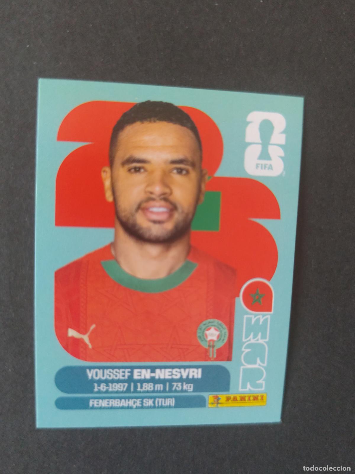 Cromos de F&uacute;tbol: MAR16 YOUSSEF EN-NESYRI 16 MARRUECOS MUNDIAL FIFA WORLD CUP 2026 STICKER PANINI SIN PEGAR