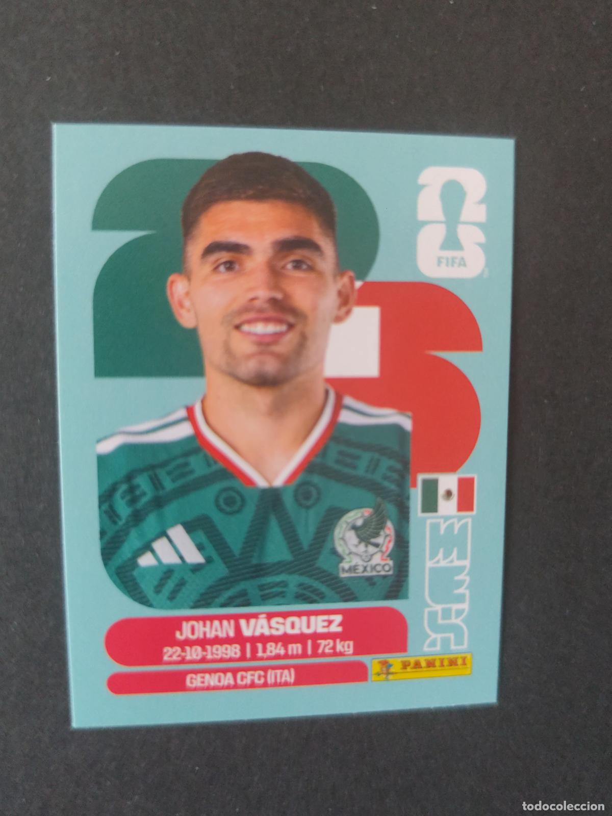Cromos de F&uacute;tbol: MEX3 JOHAN V&Aacute;SQUEZ 3 M&Eacute;XICO MUNDIAL FIFA WORLD CUP 2026 STICKER PANINI SIN PEGAR