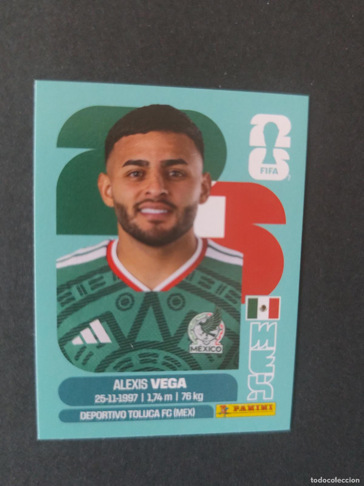 Cromos de F&uacute;tbol: MEX18 ALEXIS VEGA 18 M&Eacute;XICO MUNDIAL FIFA WORLD CUP 2026 STICKER PANINI SIN PEGAR