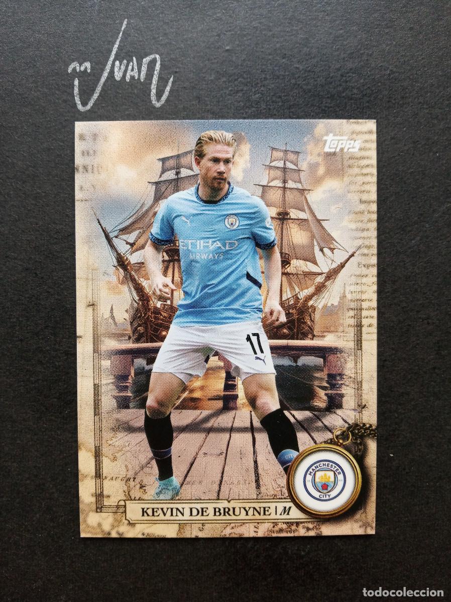 Cromos de F&uacute;tbol: SA-5 SAIL AWAY KEVIN DE BRUYNE MANCHESTER CITY BELGICA ⚽ TOPPS &reg; BLUE MOON 2024 2025 24 25 NUEVO