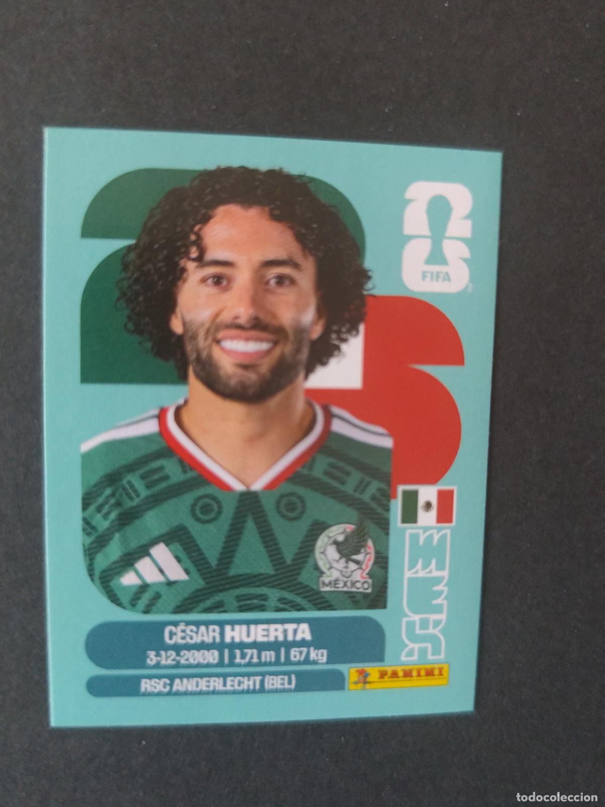 Cromos de F&uacute;tbol: MEX20 C&Eacute;SAR HUERTA 20 M&Eacute;XICO MUNDIAL FIFA WORLD CUP 2026 STICKER PANINI SIN PEGAR