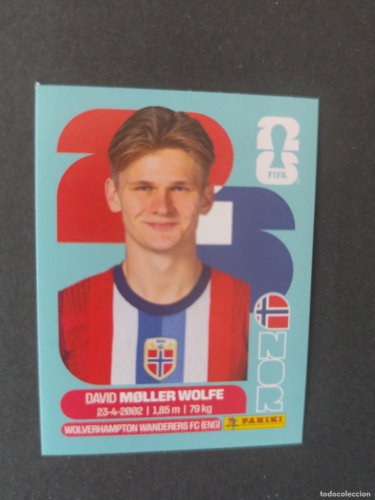 Cromos de F&uacute;tbol: NOR7 DAVID M&Oslash;LLER WOLFE 7 NORUEGA MUNDIAL FIFA WORLD CUP 2026 STICKER PANINI SIN PEGAR