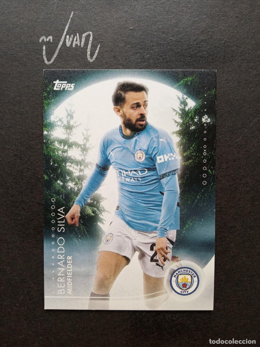 Cromos de F&uacute;tbol: MO-4 MOONSHINE BERNARDO SILVA MANCHESTER CITY PORTUGAL ⚽ TOPPS &reg; BLUE MOON 2024 2025 24 25 NUEVO