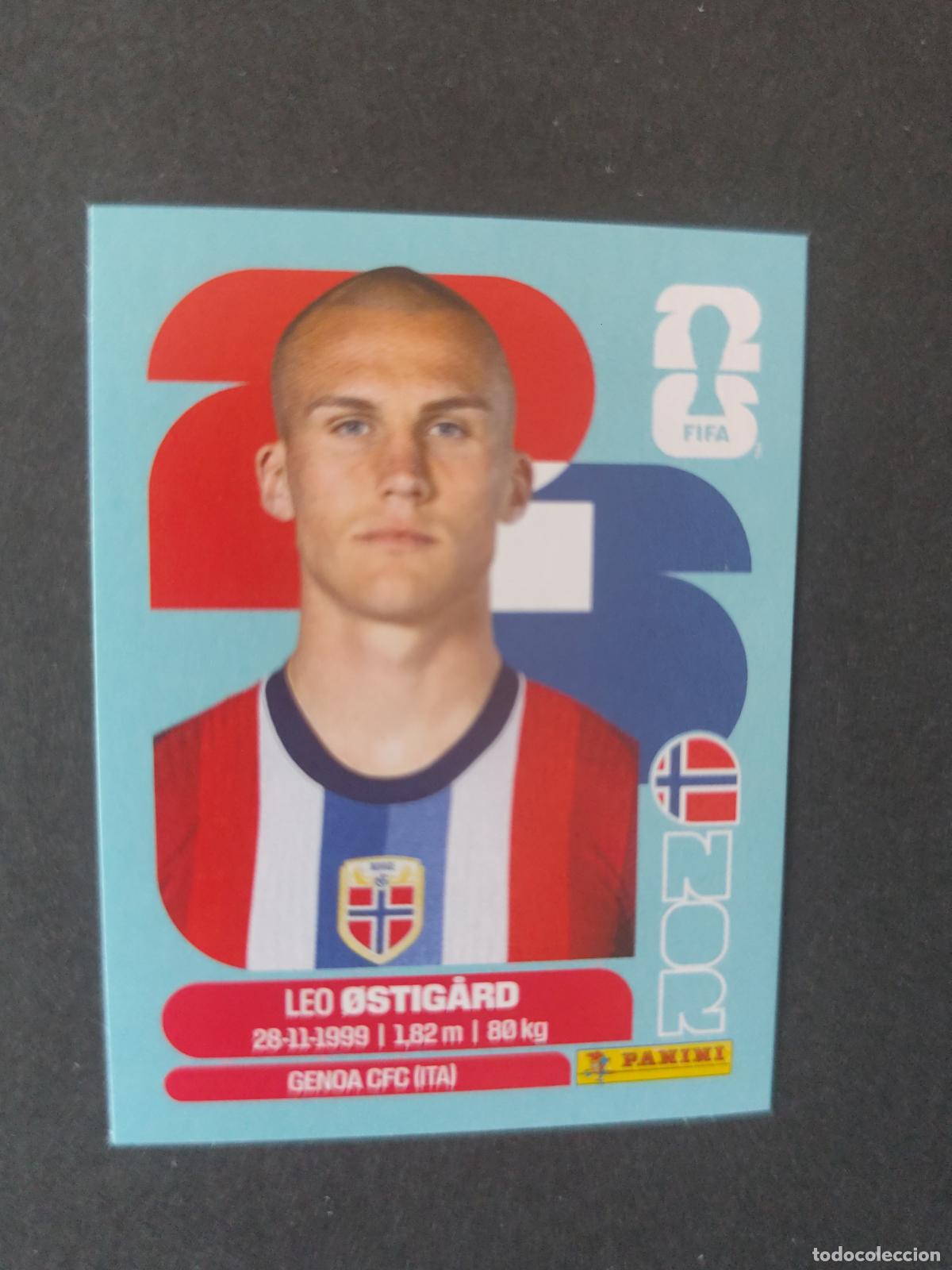 Cromos de F&uacute;tbol: NOR4 LEO OSTIG&Aring;RD 4 NORUEGA MUNDIAL FIFA WORLD CUP 2026 STICKER PANINI SIN PEGAR