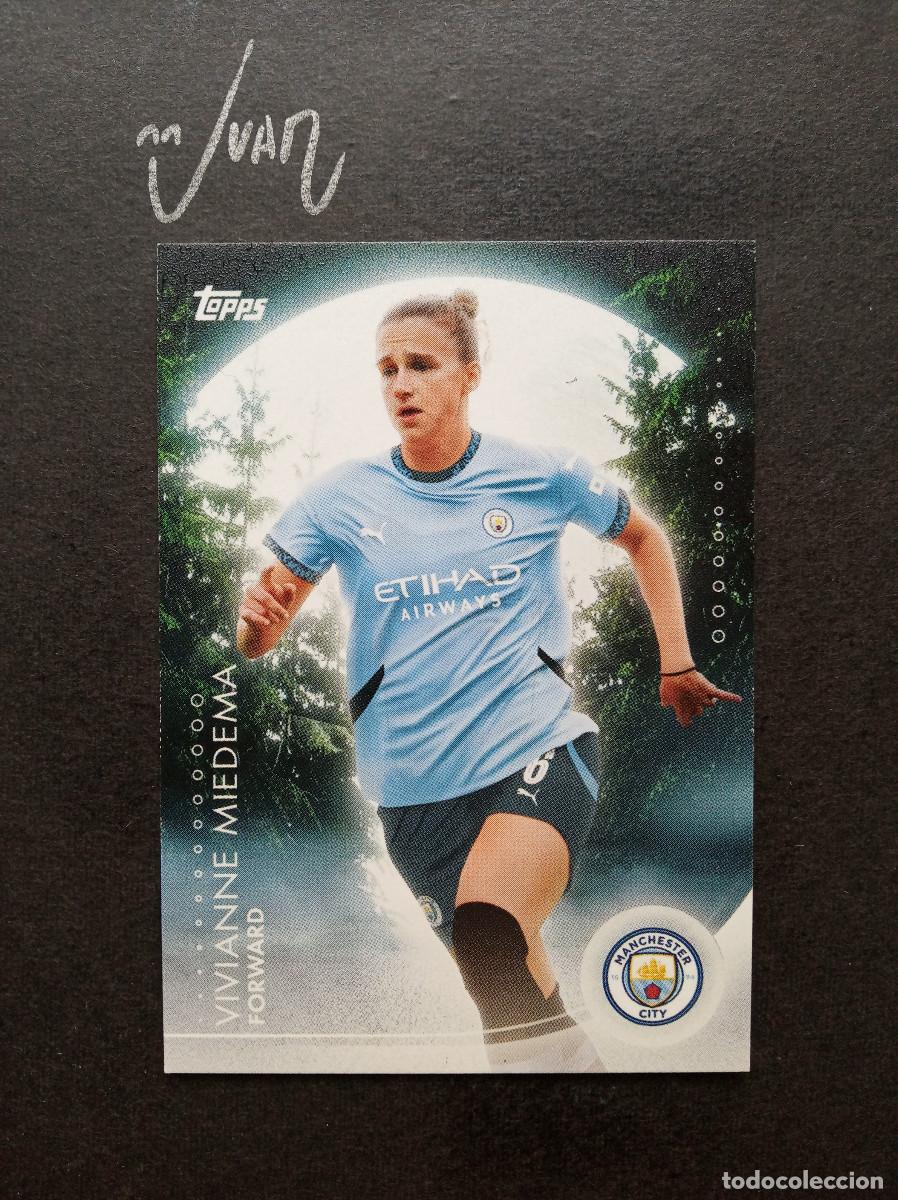Cromos de F&uacute;tbol: MO-11 MOONSHINE MIEDEMA MANCHESTER CITY WOMEN NETHERLANDS ⚽ TOPPS &reg; BLUE MOON 2024 2025 24 25 NUEVO