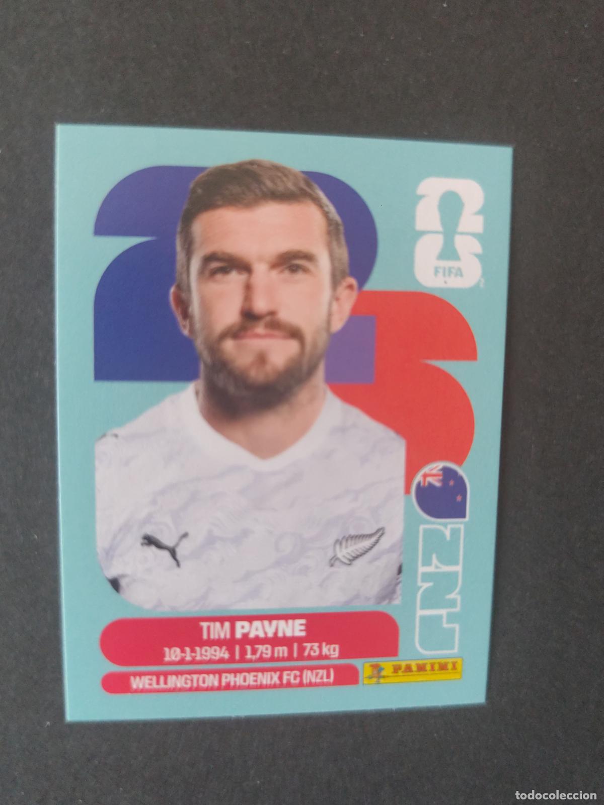 Cartes &agrave; collectionner de Football: NZL6 TIM PAYNE 6 NUEVA ZELANDA MUNDIAL FIFA WORLD CUP 2026 STICKER PANINI SIN PEGAR