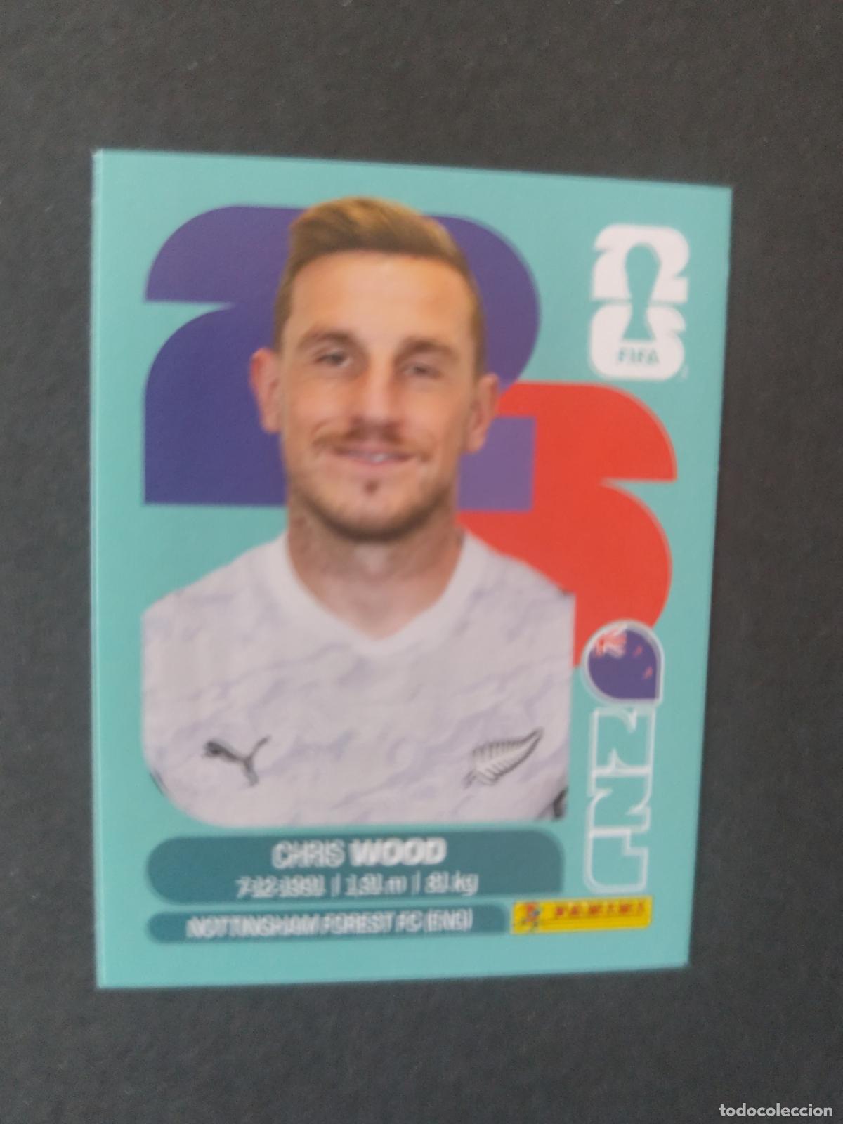 Cartes &agrave; collectionner de Football: NZL17 CHRIS WOOD 17 NUEVA ZELANDA MUNDIAL FIFA WORLD CUP 2026 STICKER PANINI SIN PEGAR