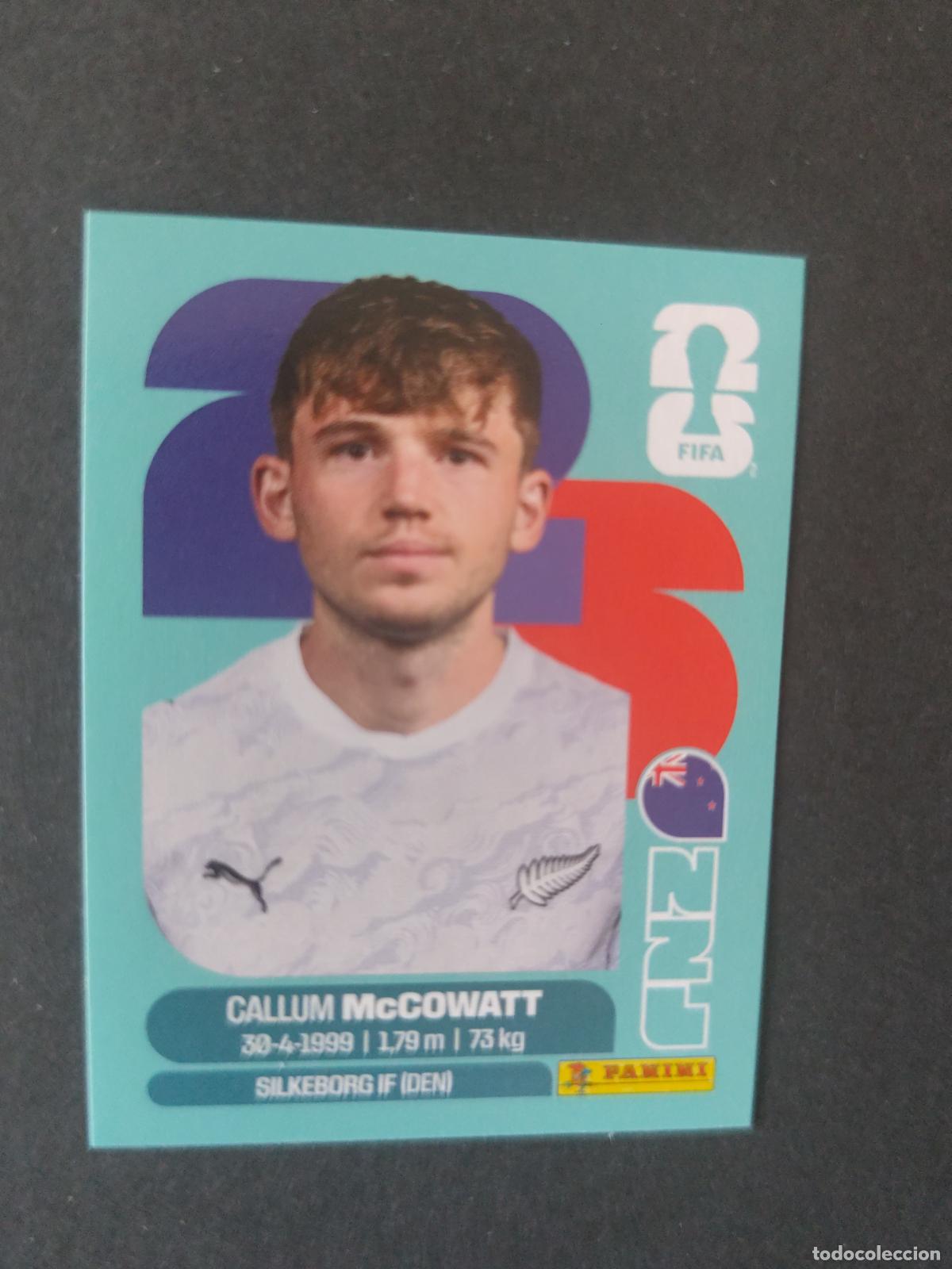 Cromos de F&uacute;tbol: NZL19 CALLUM MCCOWATT 19 NUEVA ZELANDA MUNDIAL FIFA WORLD CUP 2026 STICKER PANINI SIN PEGAR