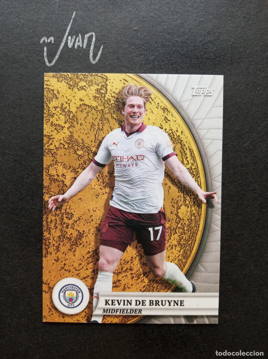 Cromos de F&uacute;tbol: N&ordm; 43 GOLD MOON KEVIN DE BRUYNE MANCHESTER CITY BELGICA ⚽ TOPPS &reg; BLUE MOON 2024 2025 24 25 NUEVO
