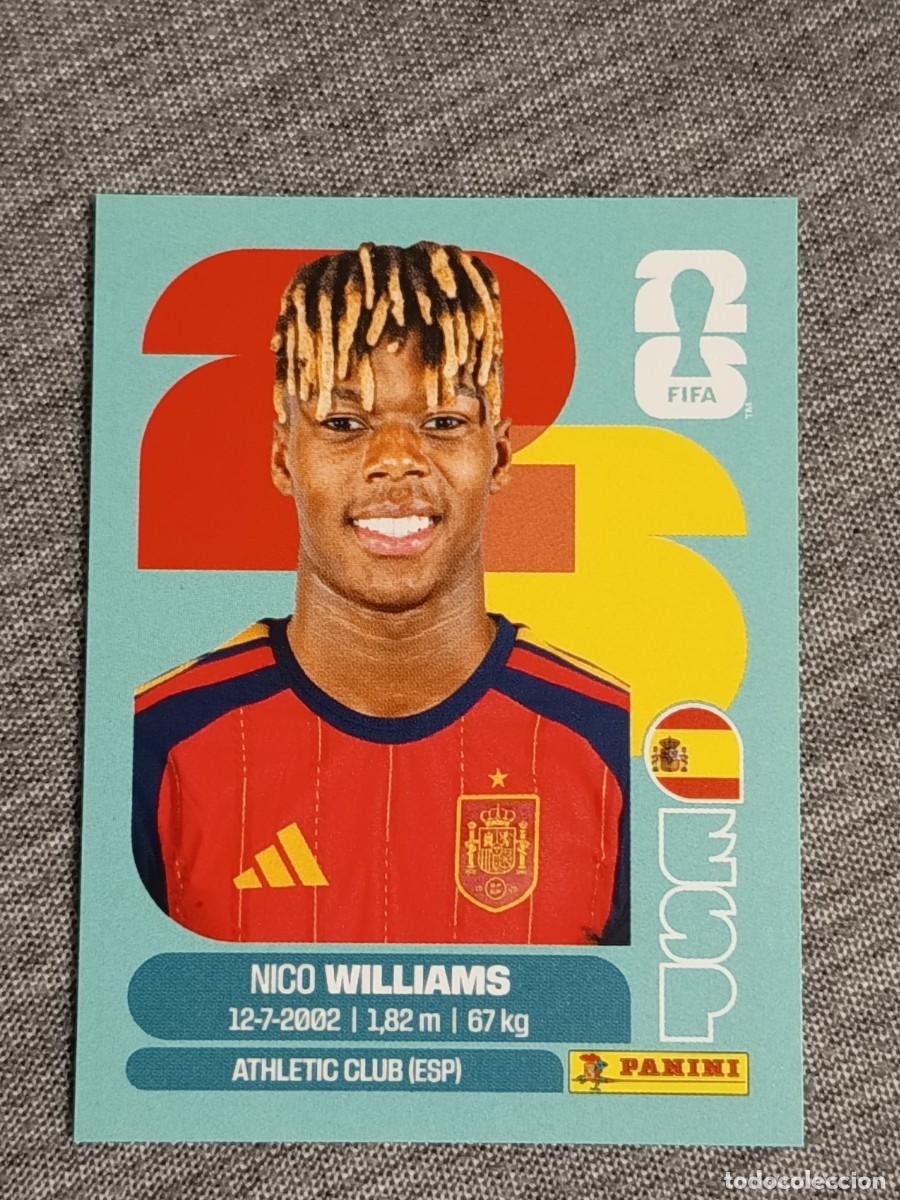 Cromos de F&uacute;tbol: NICO WILLIAMS ESP 17 STICKER MUNDIAL 2026 PANINI FIFA WORLD CUP NUEVO