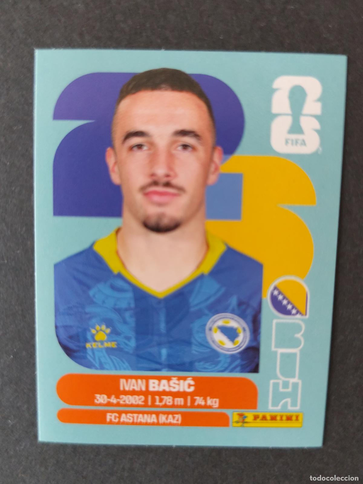 Cromos de F&uacute;tbol: BIH12 IVAN BA&Scaron;IĆ 12 BOSNIA HERZEGOVINA MUNDIAL FIFA WORLD CUP 2026 STICKER PANINI SIN PEGAR