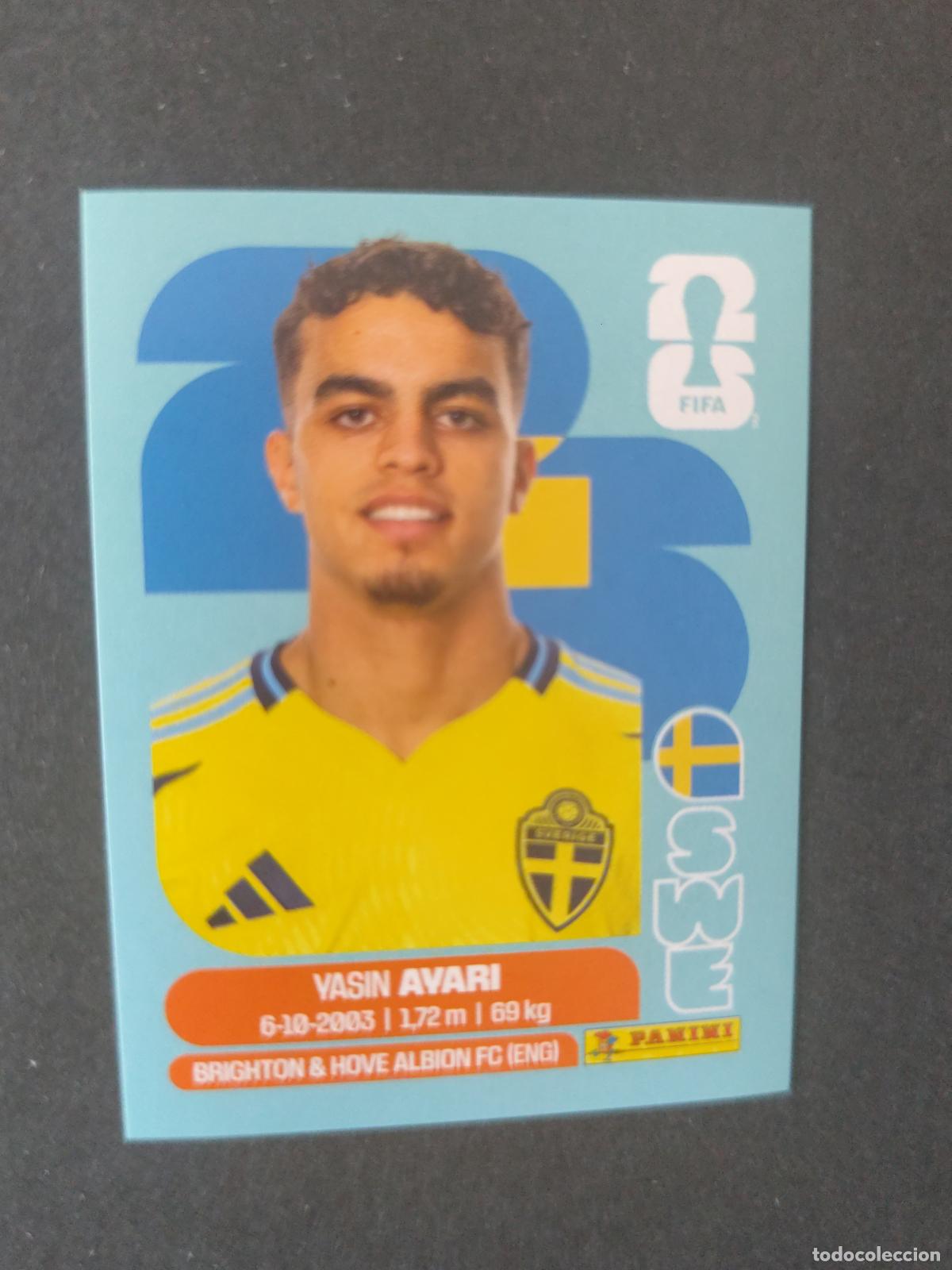 Cromos de F&uacute;tbol: SWE11 YASIN AYARI 11 SUECIA MUNDIAL FIFA WORLD CUP 2026 STICKER PANINI SIN PEGAR