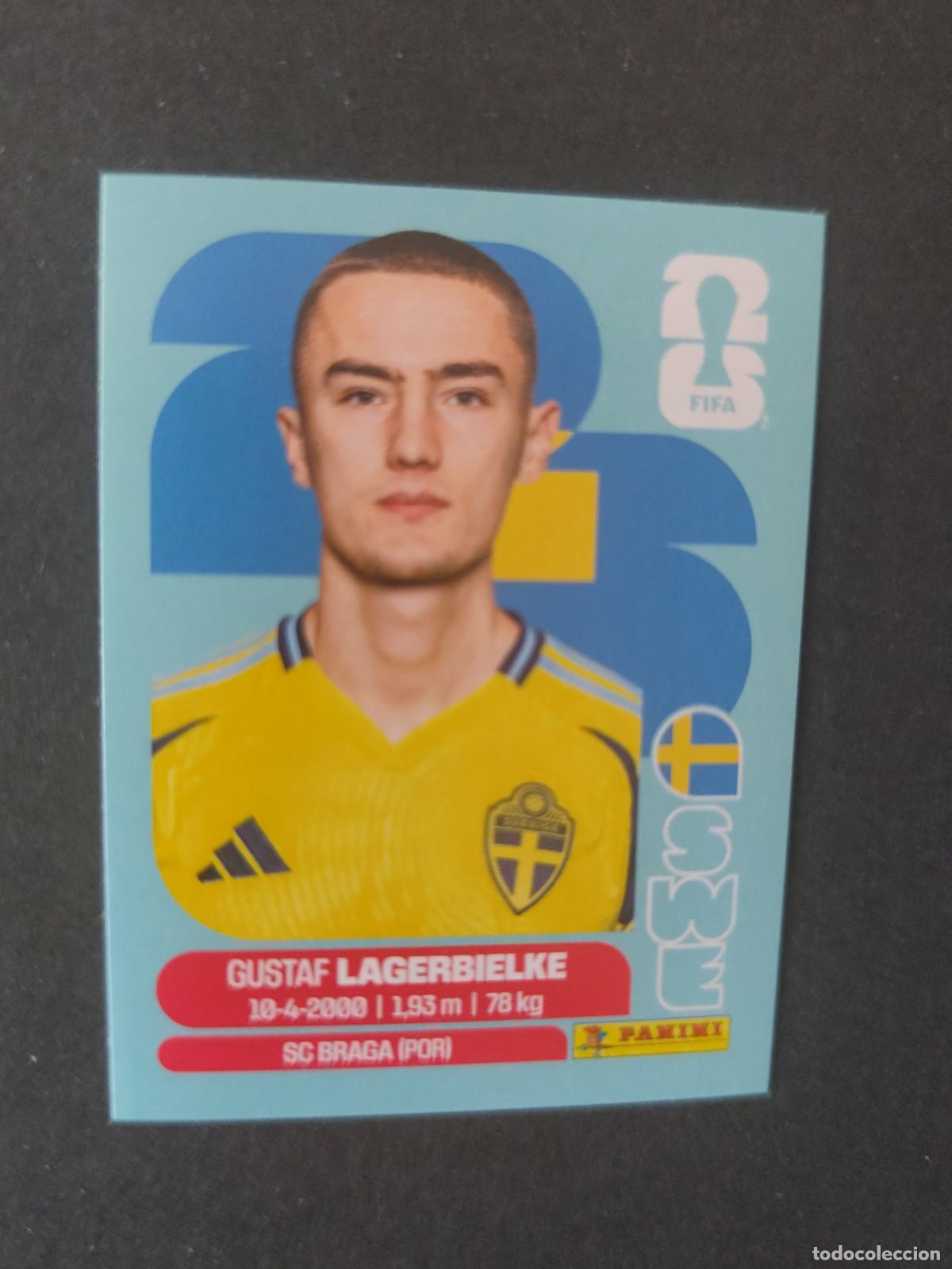 Cromos de F&uacute;tbol: SWE7 GUSTAF LAGERBIELKE 7 SUECIA MUNDIAL FIFA WORLD CUP 2026 STICKER PANINI SIN PEGAR