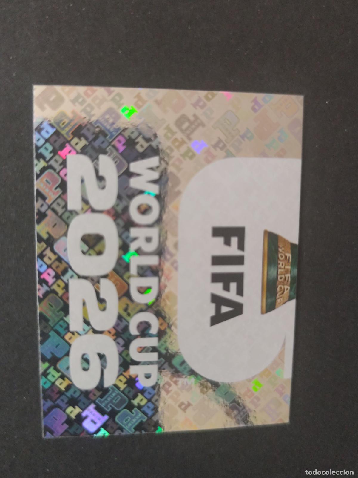 Cromos de F&uacute;tbol: FWC2 OFFICIAL EMBLEM TROFEO (2) MUNDIAL FIFA WORLD CUP 2026 STICKER PANINI SIN PEGAR
