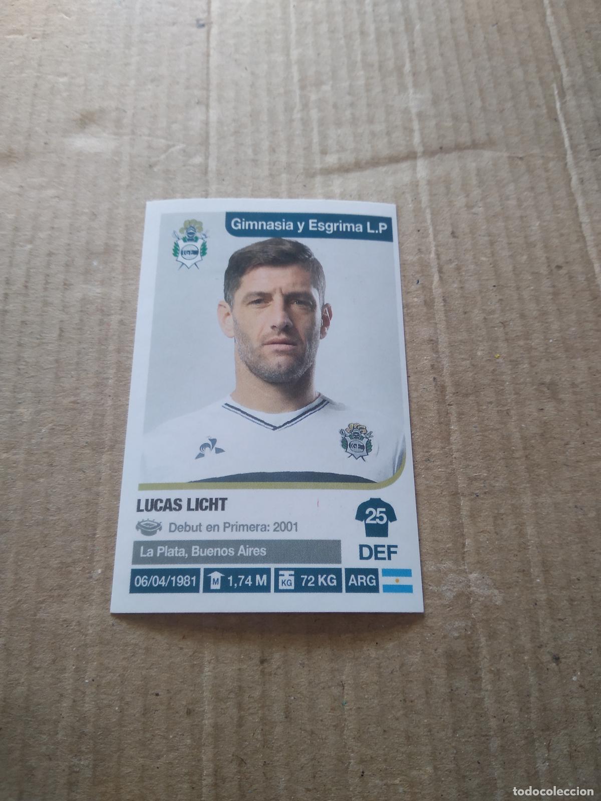 Cromos de F&uacute;tbol: 143 LUCAS LIGHT GIMNASIA Y ESGRIMA CROMO FUTBOL ARGENTINO 18-19 PANINI LIGA ARGENTINA 2018-2