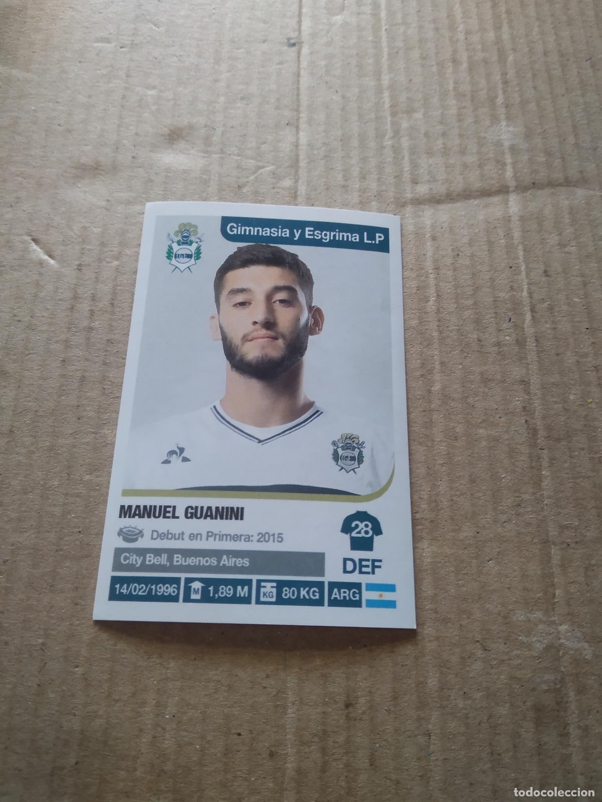 Cromos de F&uacute;tbol: 144 MANUEL GUANINI GIMNASIA Y ESGRIMA CROMO FUTBOL ARGENTINO 18-19 PANINI LIGA ARGENTINA 2018-2