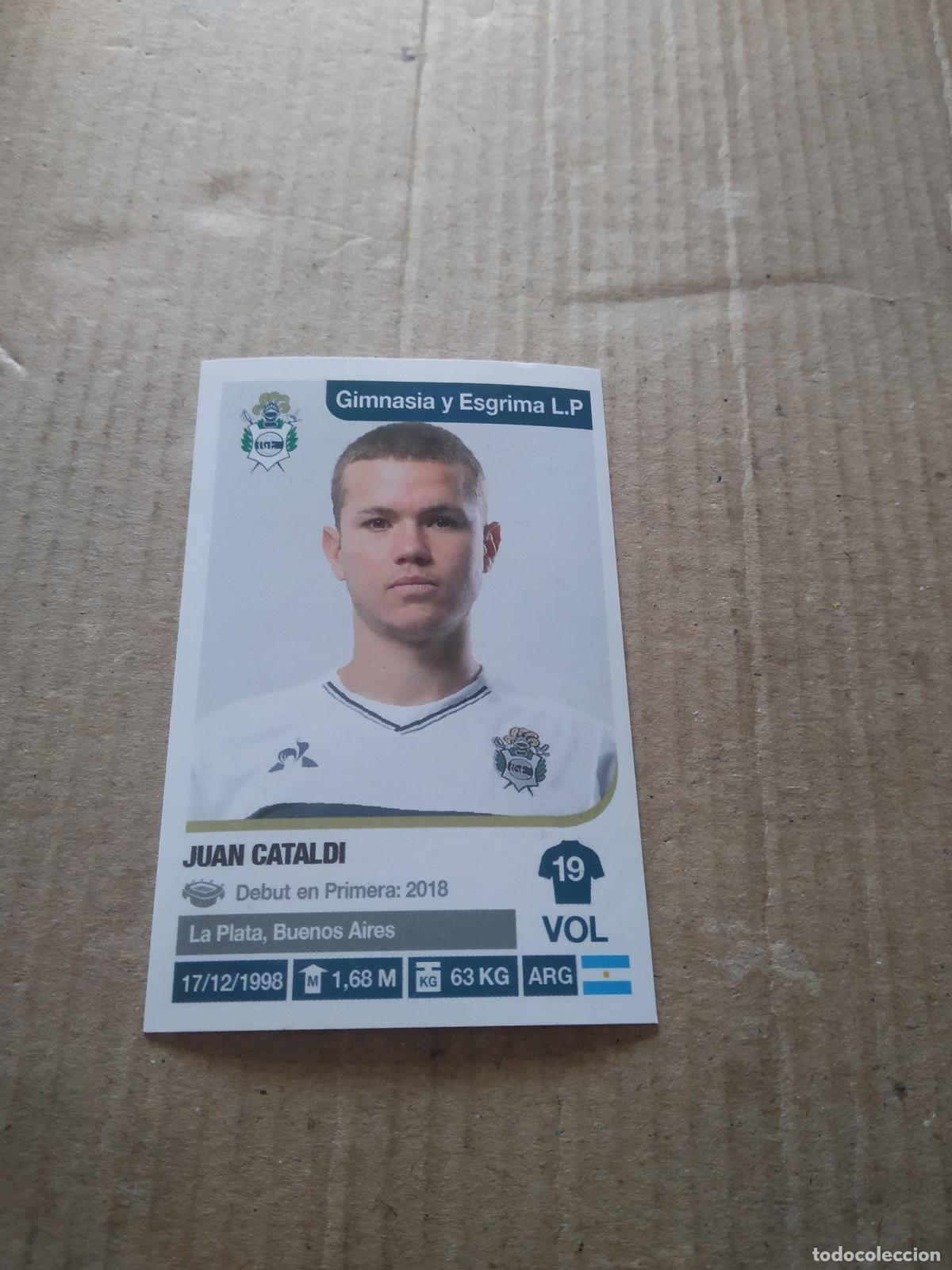 Cromos de F&uacute;tbol: 146 JUAN CATALDI GIMNASIA Y ESGRIMA CROMO FUTBOL ARGENTINO 18-19 PANINI LIGA ARGENTINA 2018-2