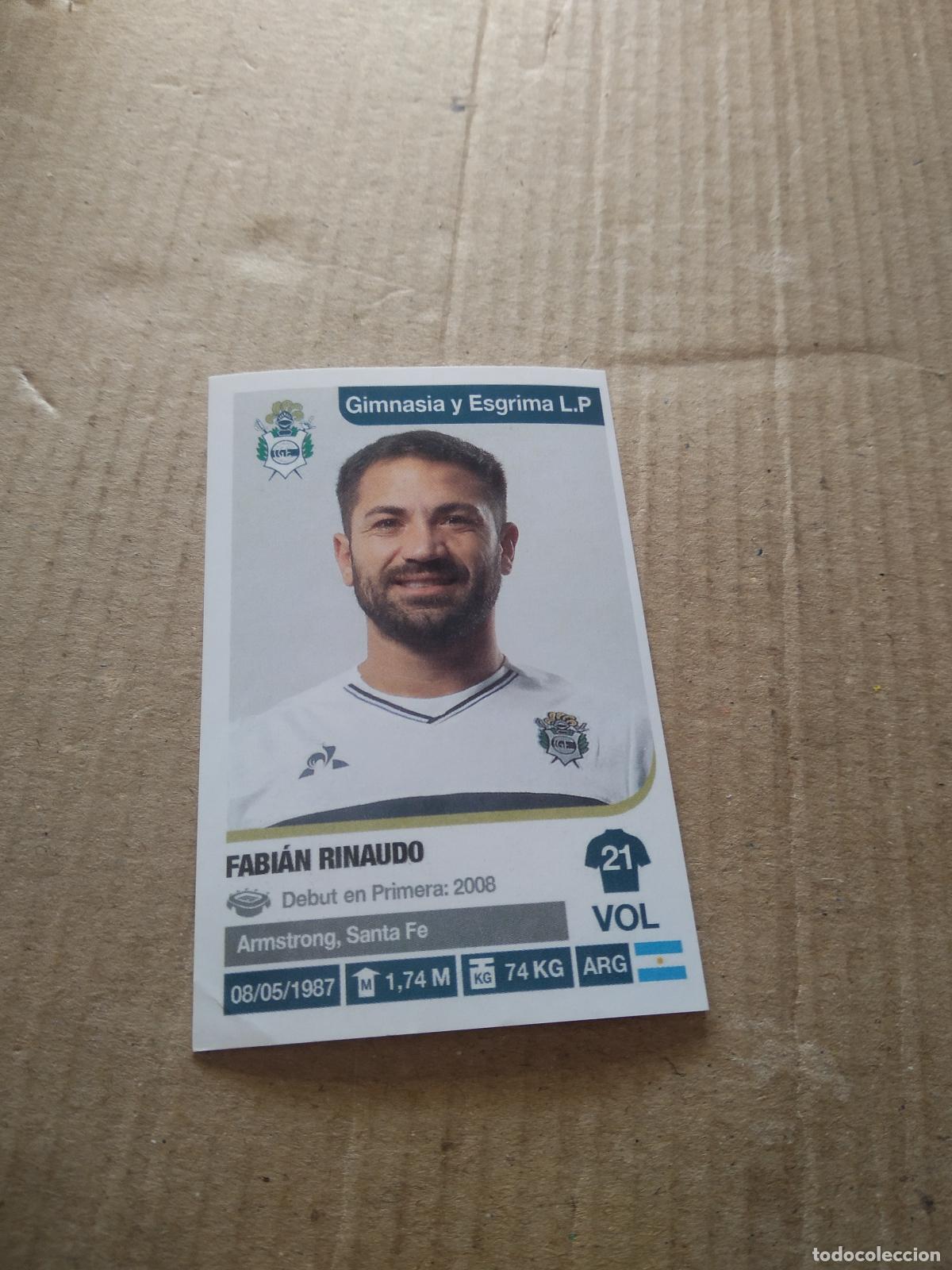 Figurine di Calcio: 149 FABIAN RINAUDO GIMNASIA Y ESGRIMA CROMO FUTBOL ARGENTINO 18-19 PANINI LIGA ARGENTINA 2018-2