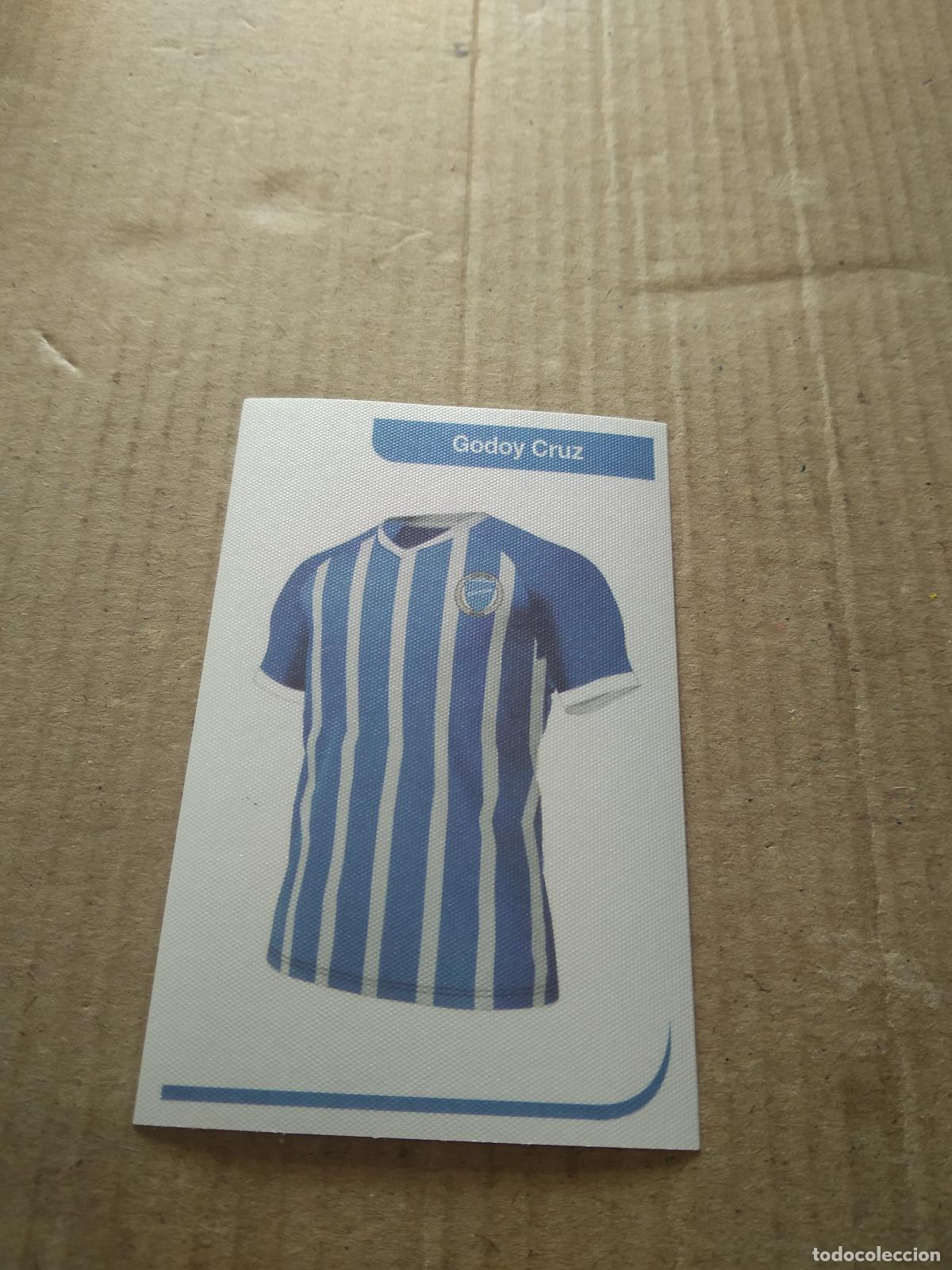 Figurine di Calcio: 154 CAMISETA GODOY CRUZ CROMO FUTBOL ARGENTINO 18-19 PANINI LIGA ARGENTINA 2018-2