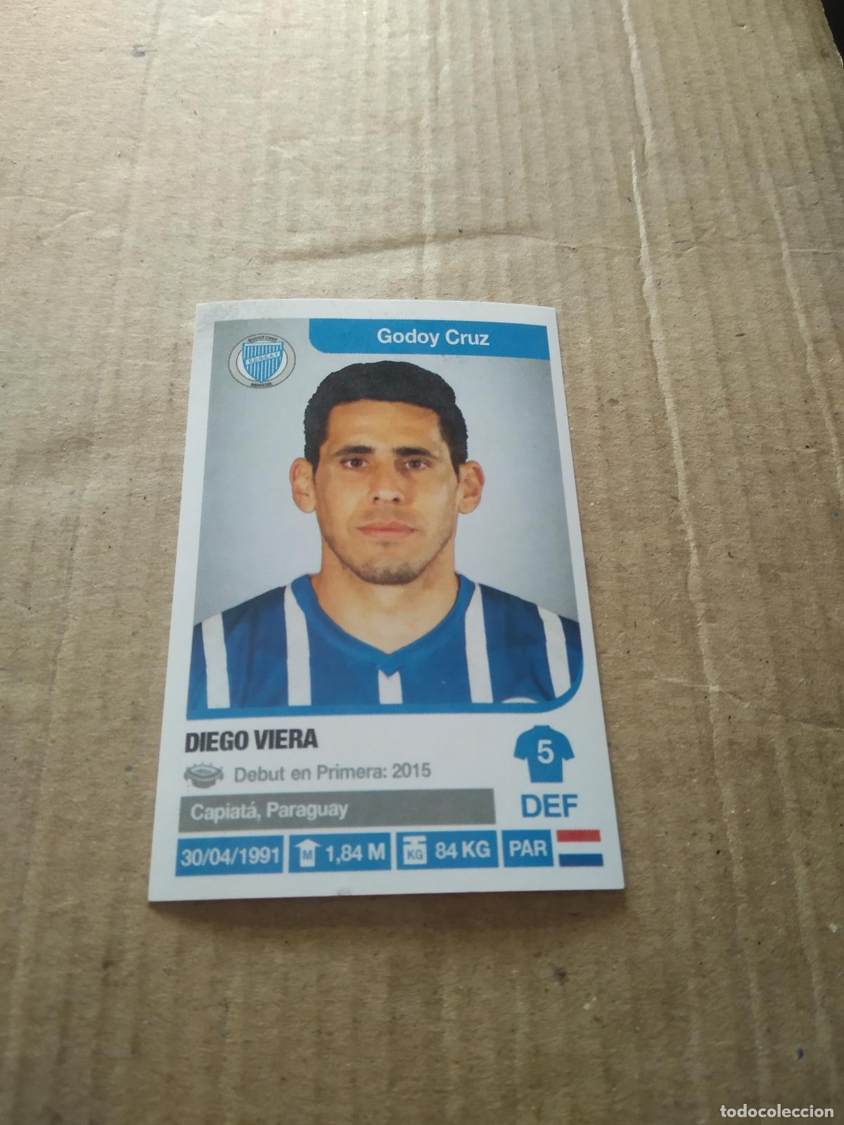 Cromos de F&uacute;tbol: 157 DIEGO VIERA GODOY CRUZ CROMO FUTBOL ARGENTINO 18-19 PANINI LIGA ARGENTINA 2018-2