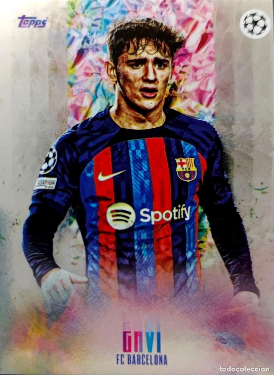 Cromos de F&uacute;tbol: Gavi - FC Barcelona - Topps Jamal Musiala Platinum Curated Set 2022 2023 22 23