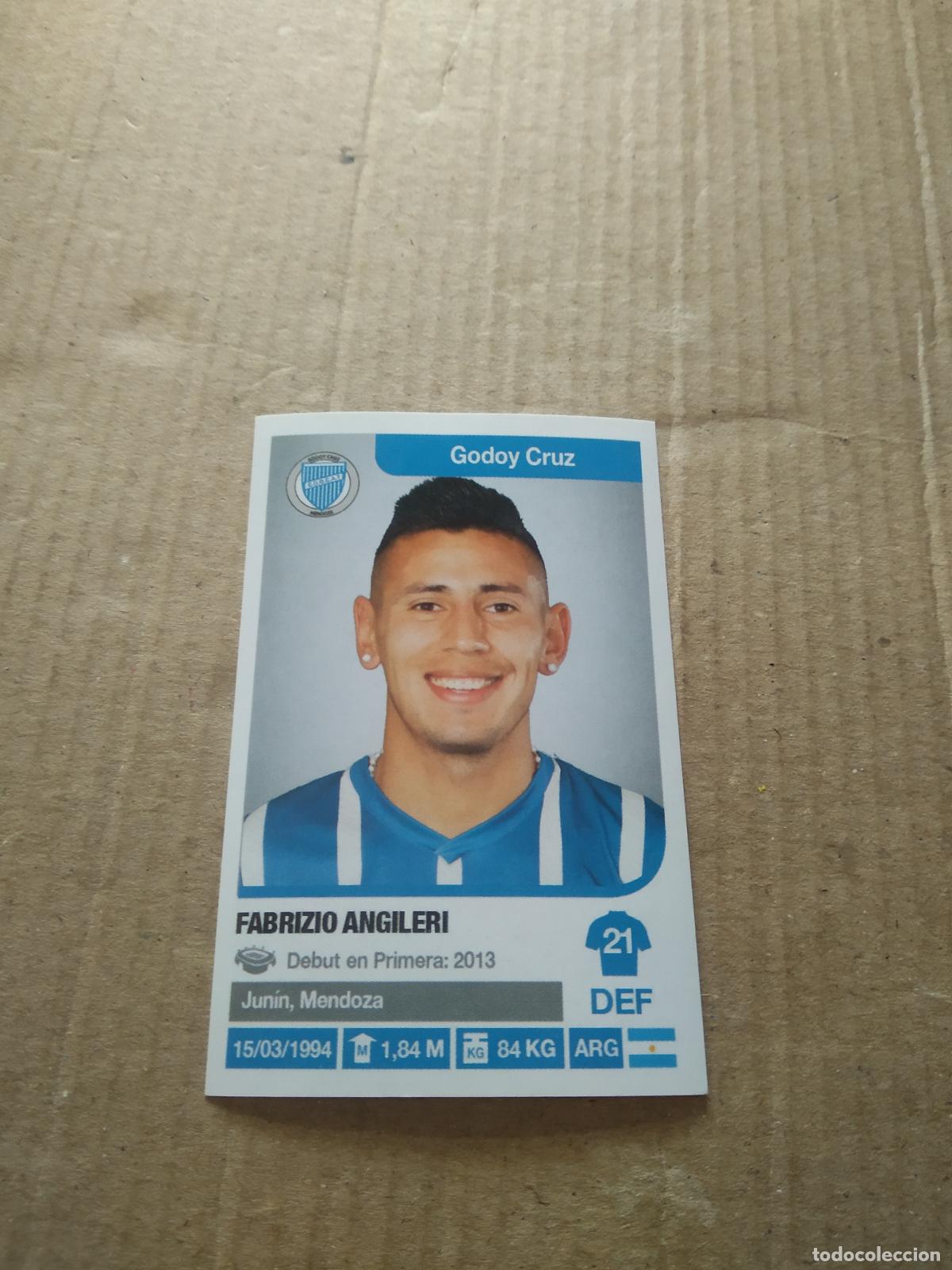 Cartes &agrave; collectionner de Football: 159 FABRIZIO ANGILERI GODOY CRUZ CROMO FUTBOL ARGENTINO 18-19 PANINI LIGA ARGENTINA 2018-2