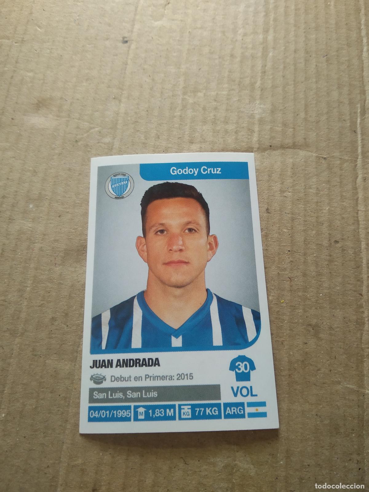 Cartes &agrave; collectionner de Football: 160 JUAN ANDRADA GODOY CRUZ CROMO FUTBOL ARGENTINO 18-19 PANINI LIGA ARGENTINA 2018-2