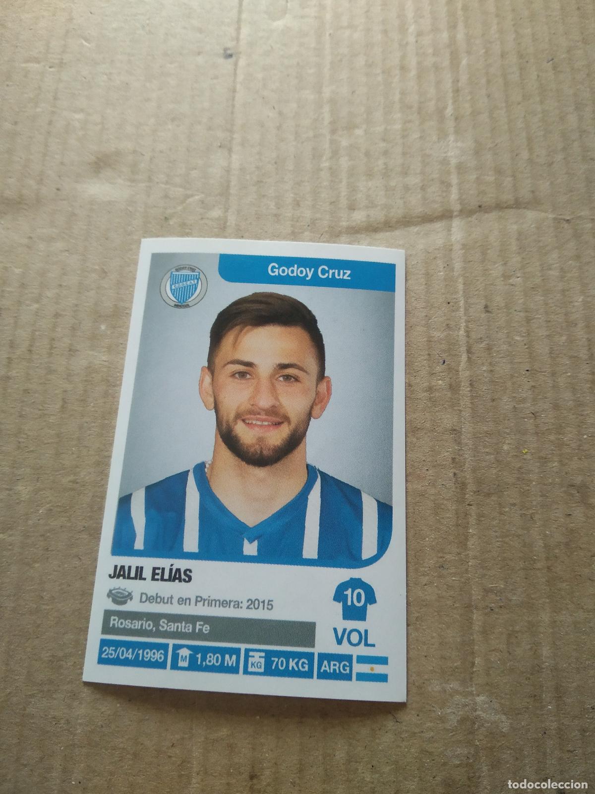 Cartes &agrave; collectionner de Football: 161 JALIL ELIAS GODOY CRUZ CROMO FUTBOL ARGENTINO 18-19 PANINI LIGA ARGENTINA 2018-2