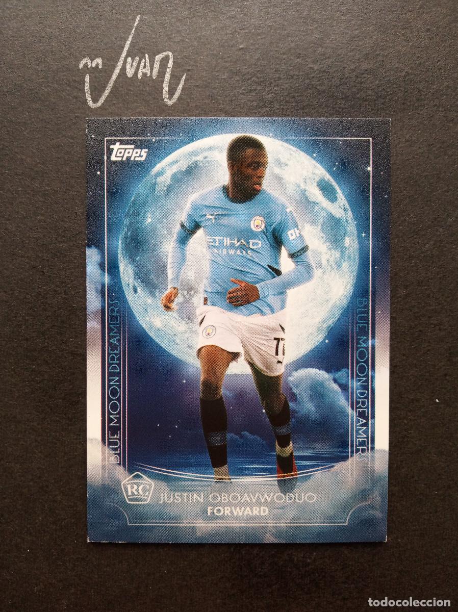 Cromos de Futebol: N&ordm; 35 DREAMERS ROOKIE OBOAVWODUO MANCHESTER CITY ⚽ TOPPS &reg; BLUE MOON 2024 2025 24 25 NUEVO