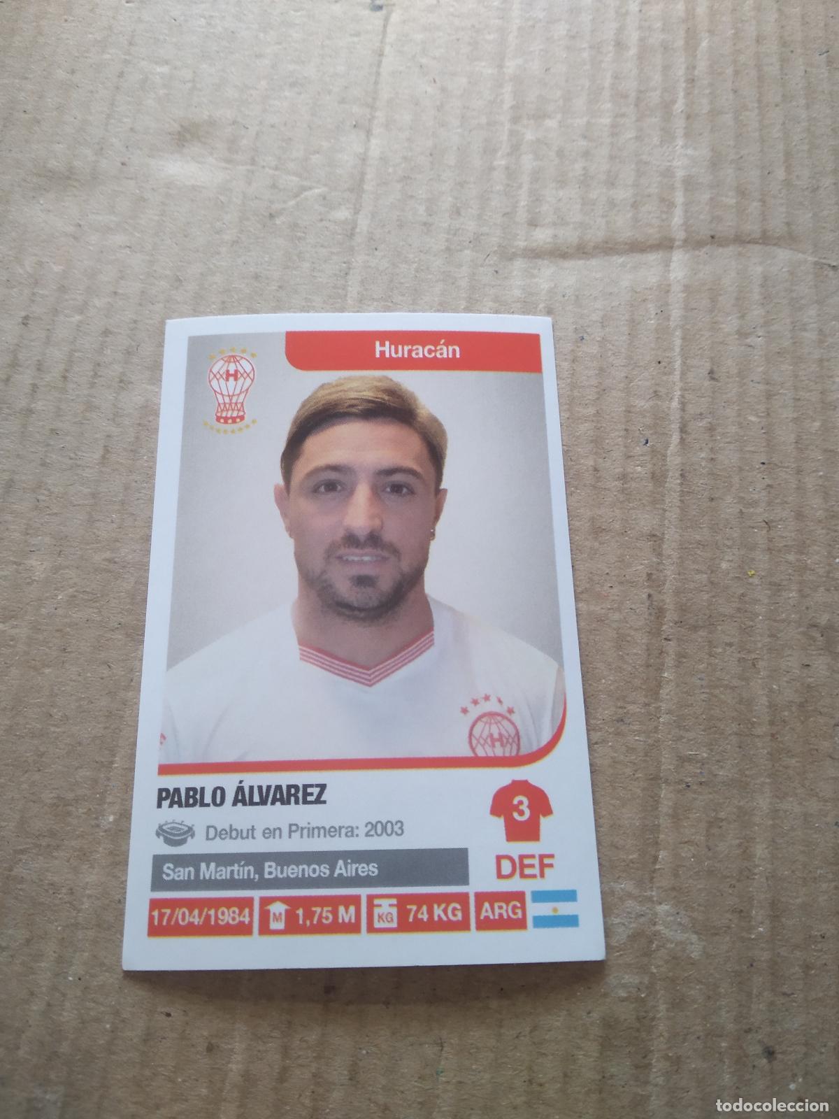 Cromos de Futebol: 172 PABLO ALVAREZ HURACAN CROMO FUTBOL ARGENTINO 18-19 PANINI LIGA ARGENTINA 2018-2