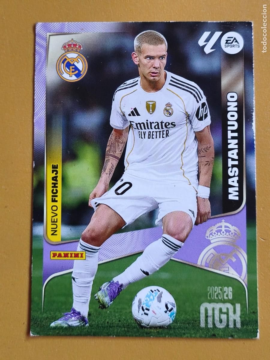 Cromos de F&uacute;tbol: mastantuono, 2025 26 nuevo fichaje
