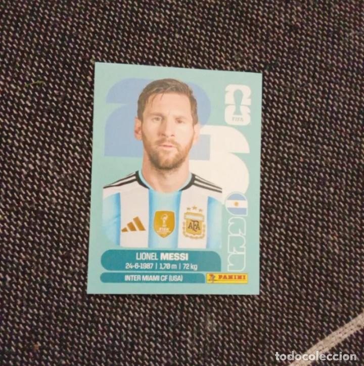 Fu&szlig;ball-Sticker: ARG 17 Messi Argentina Panini fifa world CUP 2026