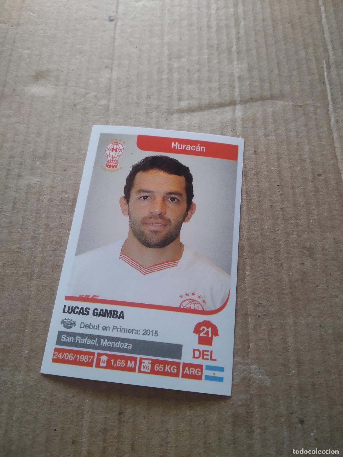 Cromos de F&uacute;tbol: 182 LUCAS GAMBA HURACAN CROMO FUTBOL ARGENTINO 18-19 PANINI LIGA ARGENTINA 2018-2